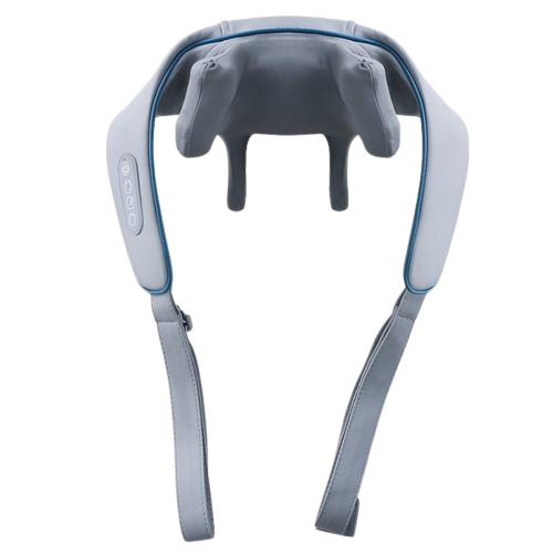 Hirestia Masajeador Térmico con Shiatsu 26W | Blanco / Gris